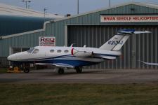 # N313AQ Citation Mustang @ Blackpool 05/02/2018.