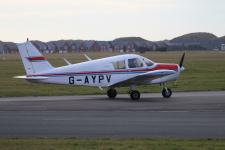 Piper # G-AYPV At Blackpool 05/02/2018.