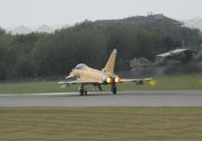 Typhoon FGR4 # ZK318 @ Warton 06/05/2011.