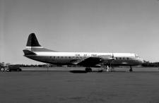 Teal Lockheed Electra