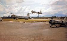 Belvedere Hc1 Landing At Raf Kuching 1964