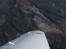 Quarry Near Frome From The Air