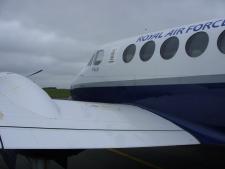 Over The Wing Of An Raf King Air
