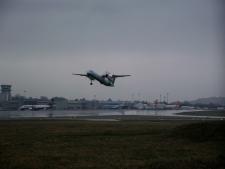 Lifting Off At Bristol Airport